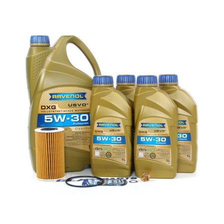 BLAU J1A2012-A Motor Oil Change Kit - Compatible with 2016-17 Lexus GS F w/ 8 Cylinder 5.0L Engine - 5w30