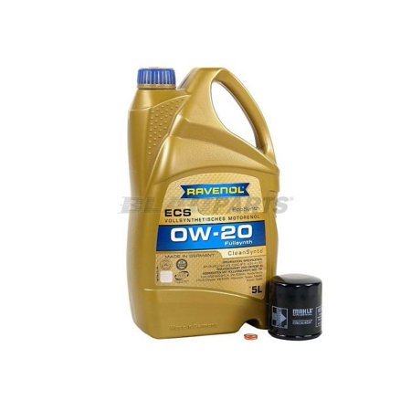 BLAU J1A3000-E Motor Oil Change Kit - Compatible with 2014-16 Infiniti Q50 w/ 6 Cylinder 3.5L Hybrid Engine - 0w20