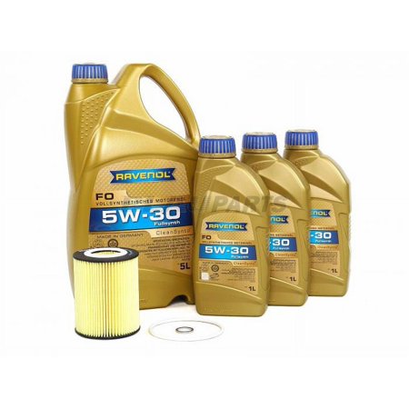 BLAU J1A4013 Motor Oil Change Kit - Compatible with 2008-12 Land Rover LR2 w/ 6 Cylinder 3.2L Engine