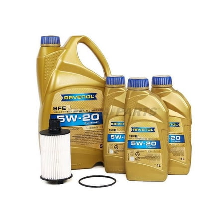 BLAU J1A4037-C Motor Oil Change Kit - Compatible with 2014-14 Land Rover LR4 w/ 6 Cylinder 3.0L Engine