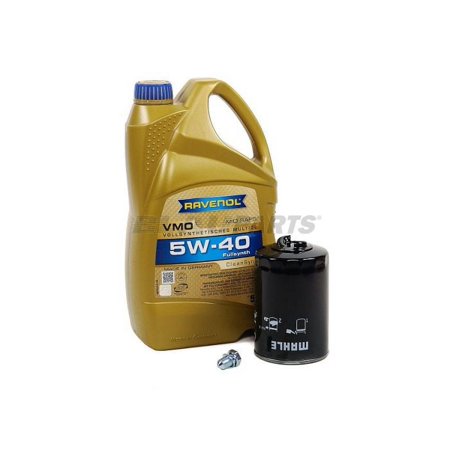 BLAU J1A5001-C Motor Oil Change Kit - Compatible with 1996-97 VW Passat w/ 4 Cylinder 1.9L TDI Diesel Engine