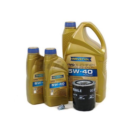 BLAU J1A5060-D Motor Oil Change Kit - Compatible with 2002-05 Audi A4 w/ 6 Cylinder 3.0L Engine - 5w40 (2003-06 Cabriolet)