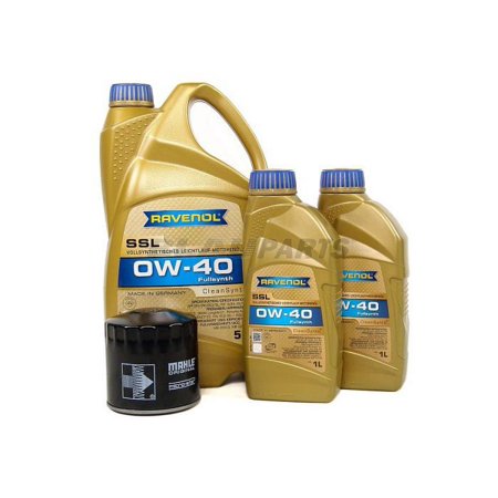 BLAU J1A9514-E Motor Oil Change Kit - Compatible with 2012-17 Dodge Charger w/ 8 Cylinder 6.4L Engine - 0w40