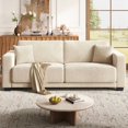 thumbnail image 1 of COPIAE 86 Inch Sofa with Extra Deep Seats Oversize,2 Seater Sofa for Living Room, Modern Couch and Sofa, Comfy Armrests and Seats and Backrests, Easy Installation,Chenille Fabric Beige, 1 of 13