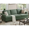 thumbnail image 1 of COPIAE 91” Sofa Couch, Deep Seat Sofa with Lawson Style Armrests, Modern 3 Seater Sofa with Upholstered Cushion& Backrests, Mid-Century Comfy Couch for Living Room, Apartment, 1 of 8