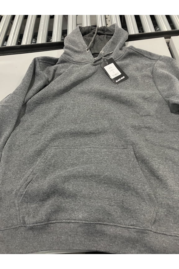 SWEATSHIRT JACKET WITH FRONT POUCH - SIZE XL - CHARCOAL - HR24004