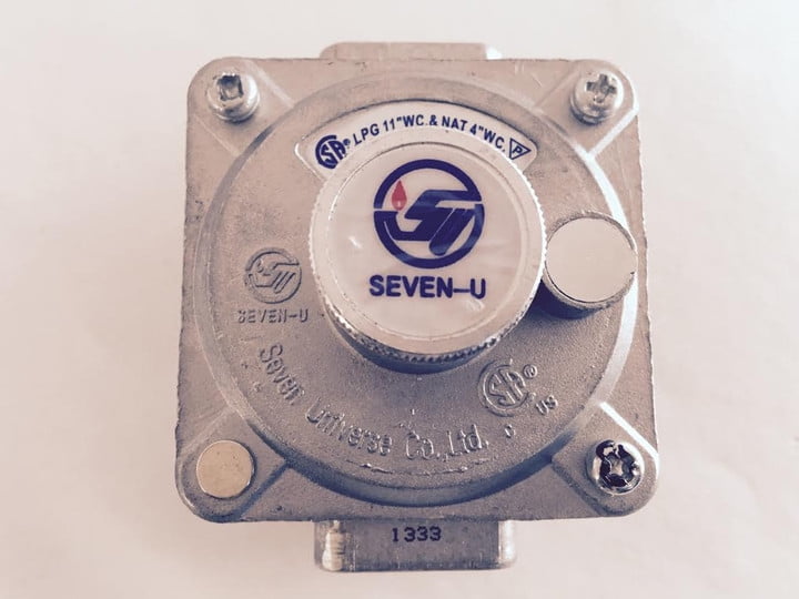 BLAZE NG/LP Low Pressure Appliance Regulator BLZ32050