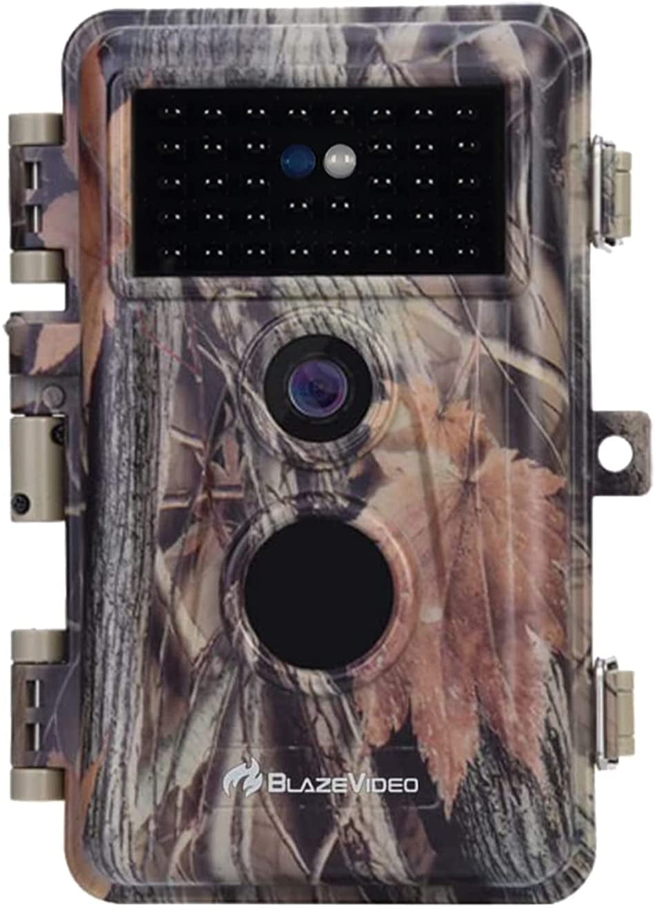 BlazeVideo Game Trail Camera 64MP 1296P No Glow Night Vision Motion Activated IP66 Waterproof
