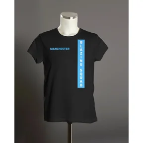 BLAZING SQUAD T-Shirt | Manchester Hooligan Moss Side Blues Man Moon Guvnors