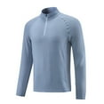 thumbnail image 1 of BLCHUNen Athletic Shirts for Men 1/4 Zip up Pullover Lightweight Breathable Quick Drying Workout Running Sports Tops, 1 of 4