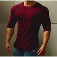 thumbnail image 1 of BLCHUNen Athletic Shirts for Men Long Sleeve Crew Neck Pullover Lightweight Breathable Casual Gym Running Sports Tops, 1 of 4