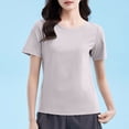 thumbnail image 1 of BLCHUNen Athletic Shirts for Women Short Sleeve Crew Neck Pullover Casual Lightweight Loose Breathable Sports Gym Workout Tops, 1 of 4