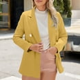 thumbnail image 1 of BLCHUNen Blazers for Women Long Sleeve Turndown Collar Fall Tops Formal Office Work Business Suit Jackets with Pockets, 1 of 6