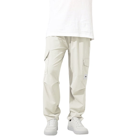 BLCHUNen Boy Girls Clothes High Elastic Waisted Cargo Pants Quick Dry Straight Leg Outdoor Activities Hiking Pants