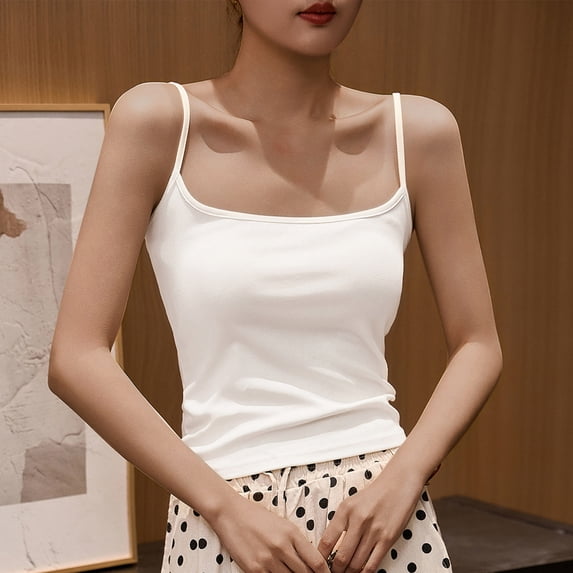 BLCHUNen Camisole Tops for Women Sleeveless Pullover Stretch Slim Fitted Lightweight Casual Sports Active Workout Tank Tops