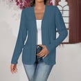 thumbnail image 1 of BLCHUNen Cardigan for Women Long Sleeve Open Front Lightweight Breathable Summer Outwear Business Casual Tops with Pockets, 1 of 7