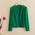 thumbnail image 1 of BLCHUNen Cardigan for Women Long Sleeve Plus Size Lightweight Breathable Open Front Business Casual Tops, 1 of 3