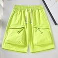 thumbnail image 1 of BLCHUNen Cargo Shorts for Men with Multi Pockets Drawstring Elastic Waist Hiking Camping Gym Shorts, 1 of 9