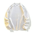 thumbnail image 1 of BLCHUNen Crew Neck Sweatshirts for Men Pullover Long Sleeve Loose Breathable Casual Athletic Active Sports Relaxed Fall Tops, 1 of 7