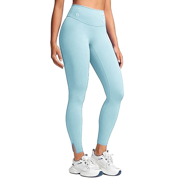 BLCHUNen Fleece Leggings for Women High Waist Slim Fitted Stretch Lightweight Breathable Sports Gym Lounge Yoga Pants