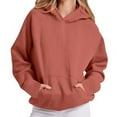 thumbnail image 1 of BLCHUNen Hoodies for Women Fleece Lined Pullover Long Sleeve Tops Breathable Active Gym Athletic Sports Active Casual Sweatshirts, 1 of 6