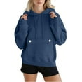 thumbnail image 1 of BLCHUNen Hoodies for Women Fleece Pullover Tops Long Sleeve Drawstring Workout Sports Athletic Gym Active Casual Sweatshirts, 1 of 8