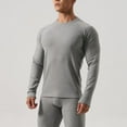 thumbnail image 1 of BLCHUNen Mens Athletic Shirts Long Sleeve Crewneck Stretch Quick Drying Thermal Undershirts Base Layer Tops, 1 of 8