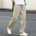 thumbnail image 1 of BLCHUNen Mens Gym Pants Drawstring Straight Leg Outdoor Breathable Running Pants with Pockets,M-3XL, 1 of 8