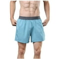 thumbnail image 1 of BLCHUNen Mens Gym Shorts Quick Drying Breathable Elastic Waist Running Athletic Shorts with Pockets, 1 of 7