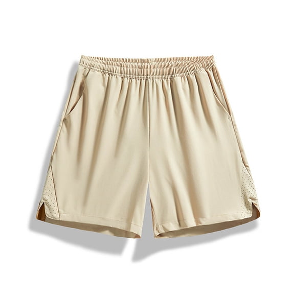 BLCHUNen Mens Summer Beach Shorts Stretch Lightweight Breathable Quick Drying Workout Shorts with Pockets