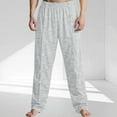 thumbnail image 1 of BLCHUNen Mens Tear Away Pants 2 Side Snap Open Bottom Sweatpants Loose Fitted Casual Post Surgery Pants with Pockets, 1 of 6