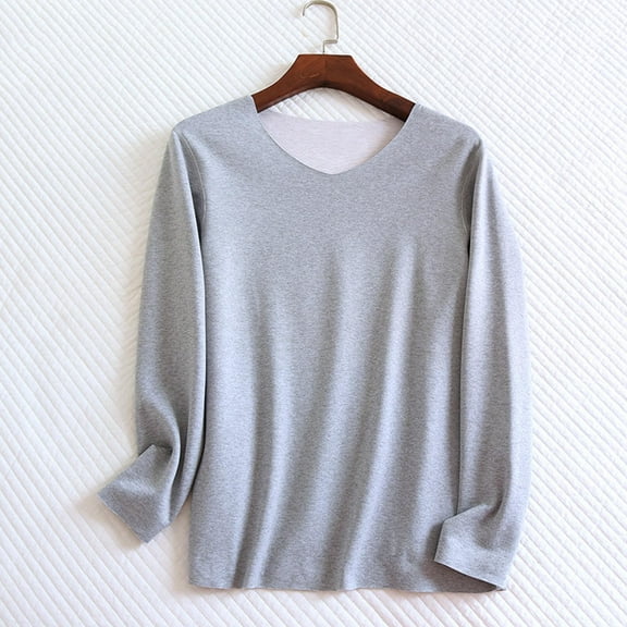 BLCHUNen Mens Thermal Shirts Long Johns with Fleece Lined Base Layer Men Cold Weather Top Bottom