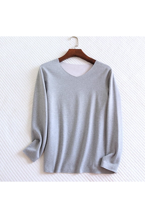 Mens Thermal Shirts Long Johns with Fleece Lined Base Layer Men Cold Weather Top Bottom