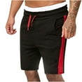 thumbnail image 1 of BLCHUNen Mens Workout Shorts Elastic Waist Drawstring Breathable Gym Running Athletic Shorts with Pockets, 1 of 5