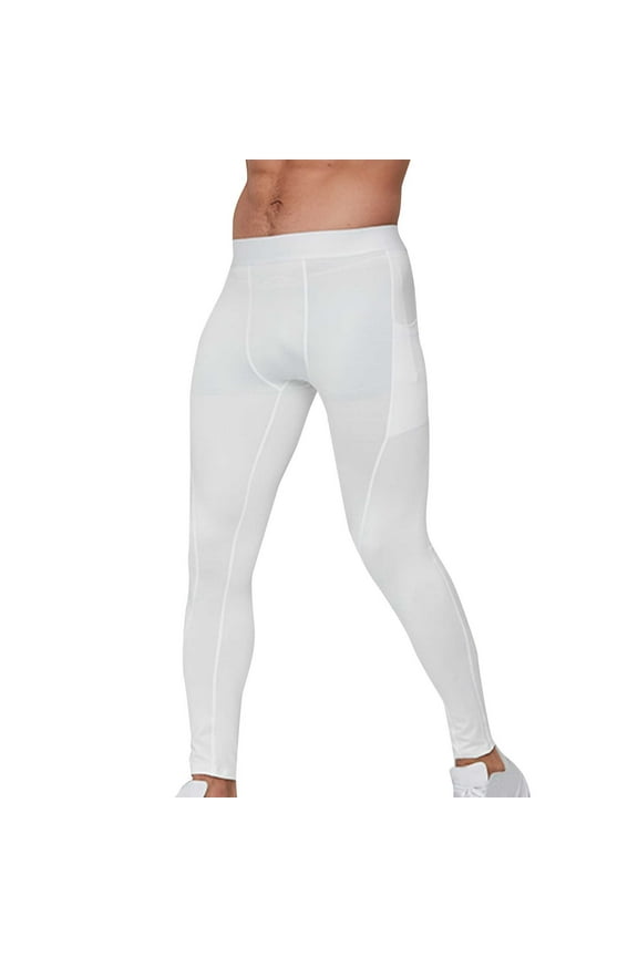 Mens Yoga Pants Elastic Waist Breathble Daily Home Casual Aerobics Gym Cycling Hiking Sports Pants