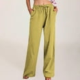 thumbnail image 1 of BLCHUNen Pajamas Pants for Women Drawstring Elastic Waist Casual Lightweight Loose Comfy Sleep Loungewear Trousers, 1 of 9