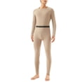 thumbnail image 1 of BLCHUNen Pajamas Sets for Men Slim Fitted Base Layer Lightweight Comfy Loungewear Long Sleeve 2 Piece Outfits, 1 of 4
