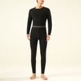 thumbnail image 1 of BLCHUNen Pajamas Sets for Men Slim Fitted Base Layer Lightweight Comfy Loungewear Long Sleeve 2 Piece Outfits, 1 of 3