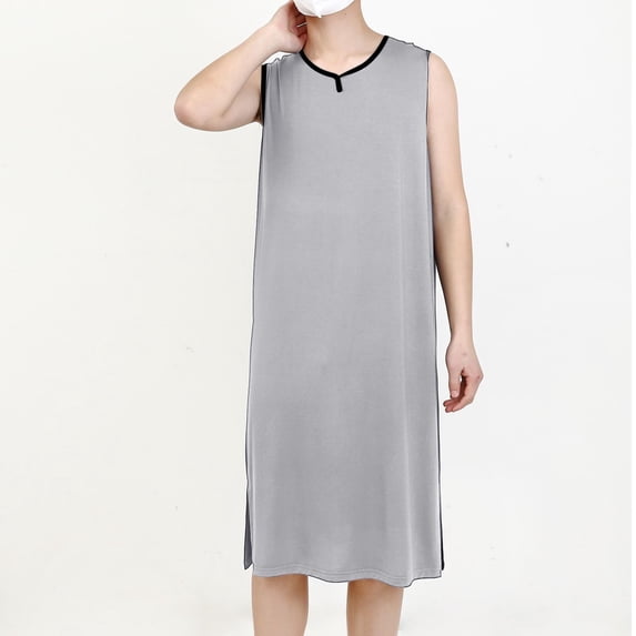 BLCHUNen Pajamas for Men Casual Sleeveless Crew Neck Pullover Lightweight Loose Comfy Sleep Loungewear Nightgowns