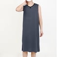 thumbnail image 1 of BLCHUNen Pajamas for Men Casual Sleeveless Crew Neck Pullover Lightweight Loose Comfy Sleep Loungewear Nightgowns, 1 of 9