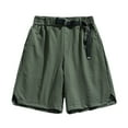 thumbnail image 1 of BLCHUNen Plus Size Mens Cargo Shorts Drawstring Breathable Summer Beach Shorts with Pockets,M-6XL, 1 of 3