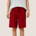 thumbnail image 1 of BLCHUNen Plus Size Mens Lounge Shorts Breathable Drawstring comfy stretch Home Shorts with Pockets,L-5xl, 1 of 8