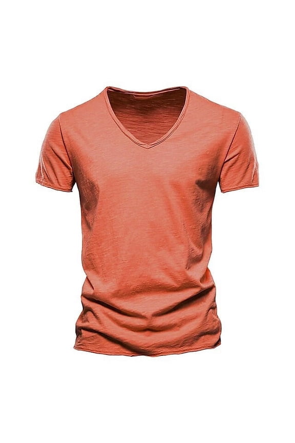 Short Sleeve Shirts for Men Casual Lightweight V Neck Pullover Loose Breathable Summer Workout Athletic Shirts
