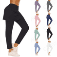 thumbnail image 1 of BLCHUNen Skirted Leggings for Women Slim Fitted Stretch Elastic Waist Lightweight Casual Sports Tennis Gym Athletic Yoga Pants, 1 of 6