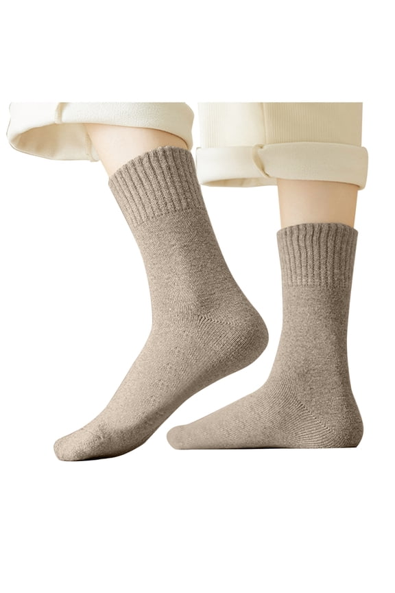 Socks for Women Above Ankle Casual Tube Socks Fall Solid Color Everyday Socks for Daily Wear,Onesize,Khaki