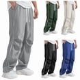 thumbnail image 1 of BLCHUNen Sweatpants for Men Baggy Lightweight Breathable Athletic Running Workout Casual Cargo Pants with Pockets, 1 of 6