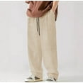 thumbnail image 1 of BLCHUNen Sweatpants for Men Drawstring Elastic Waist Corduroy Outdoor Daily Casual Active Athletic Sports Pants, 1 of 7