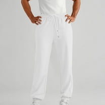 BLCHUNen Sweatpants for Men Drawstring Fleece Lined Workout Exercise Gym Outdoor Home Daily Sleeping Sports Pants Casual Pants