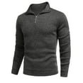 thumbnail image 1 of BLCHUNen Sweatshirts for Men 1/4 Zip Casual Stand Collar Pullover Breathable Long Sleeve Workout Gym Sports Tops, 1 of 7