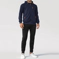 thumbnail image 1 of BLCHUNen Sweatsuits for Men 2 Piece Sets Full Zip up Hooded Long Sleeve Workout Sports Running Jogger Tracksuits with Multi Pockets, 1 of 5